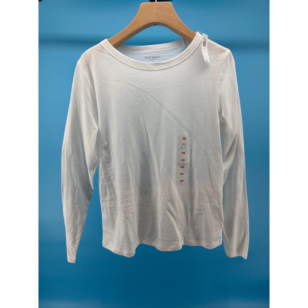 Old‎ Navy Everywear Long Sleeve Tee Light Blue Crewneck XS NWT